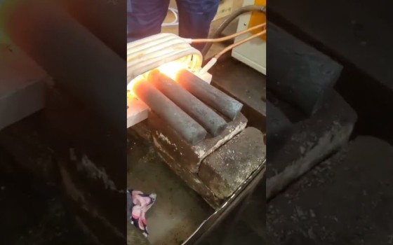 Induction Casting for Steel Bars
