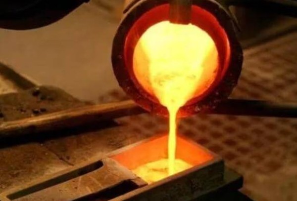 Induction casting by induction Heater