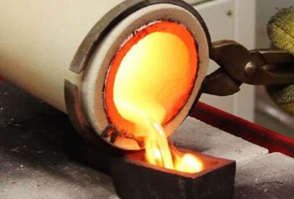 Induction casting for precious metals