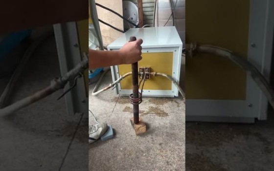 Iron Rods Annealing by Induction Machine