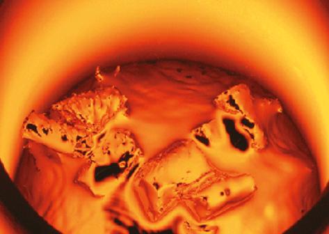 traditional flame heating melting furnace