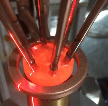 medium-frequency induction heating